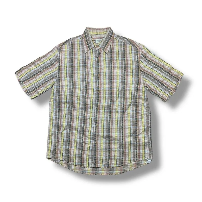 Vintage Missoni Linen Plaid Button Shirt photo 1