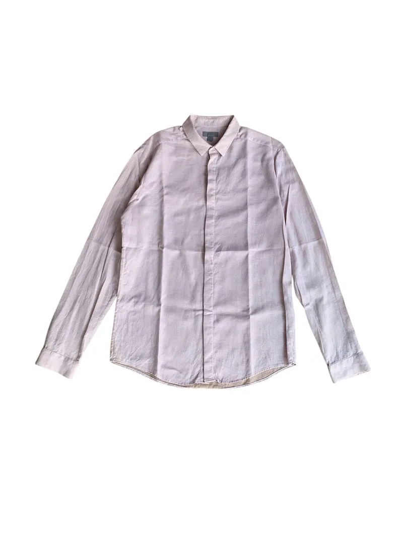 COS Minimalist Casual Formal shirt Pria red pink photo 1