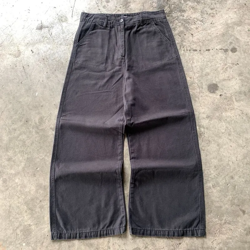 Black Duck Canvas Wide Leg Baggy Pants photo 1