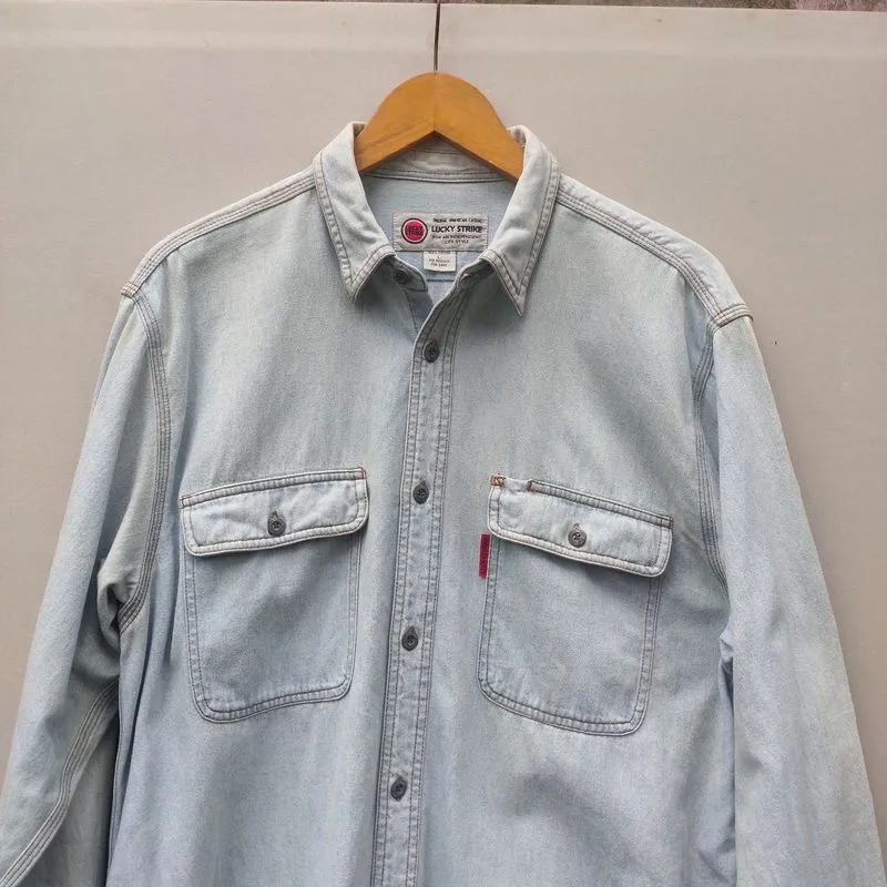 Kemeja Denim Casual LUCKY STRIKE photo 1