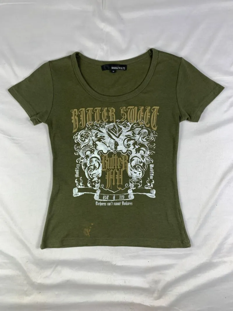 Marble Waltz Green Grunge Tee (M) photo 1