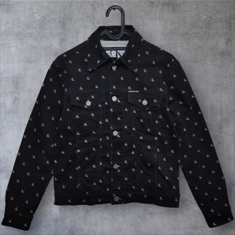 Jacket denim jeans tracker luxury by calvin clein scn brand  photo 1