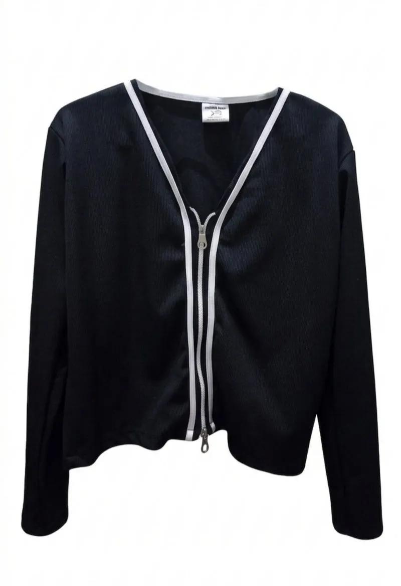 knit zip shirt photo 1