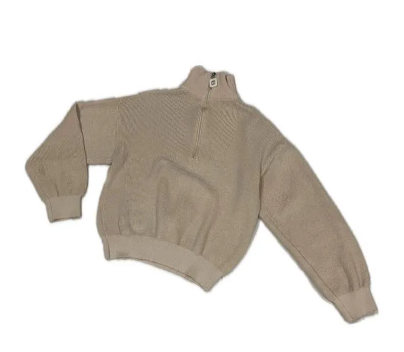 Crewneck beige sweater photo 1