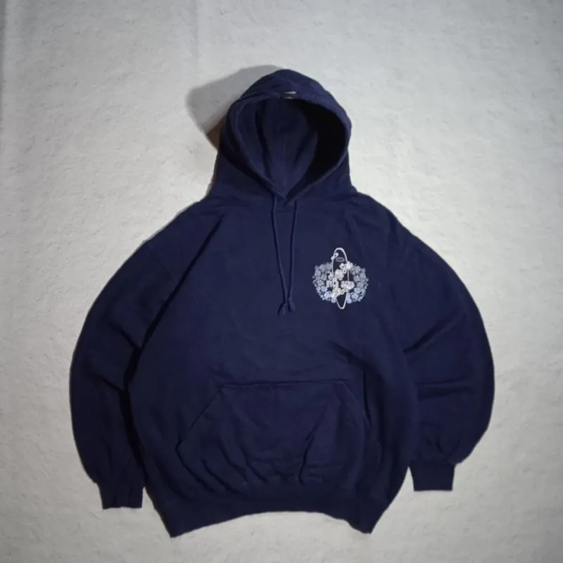 Vintage Y2K Hoody Pria navy photo 1