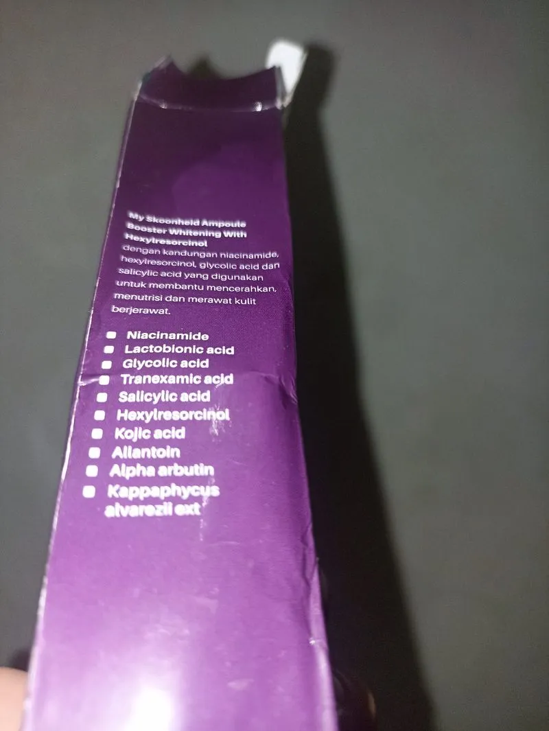Ampoule booster whitening with Hexylresorcinol photo 1