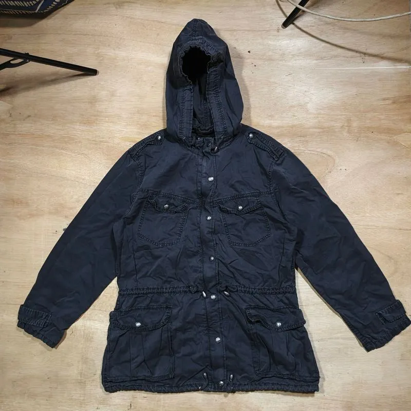 Buffalo David Bitton Parka Jacket Charcoal photo 1