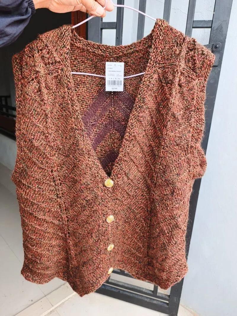 Cardigan coklat photo 1