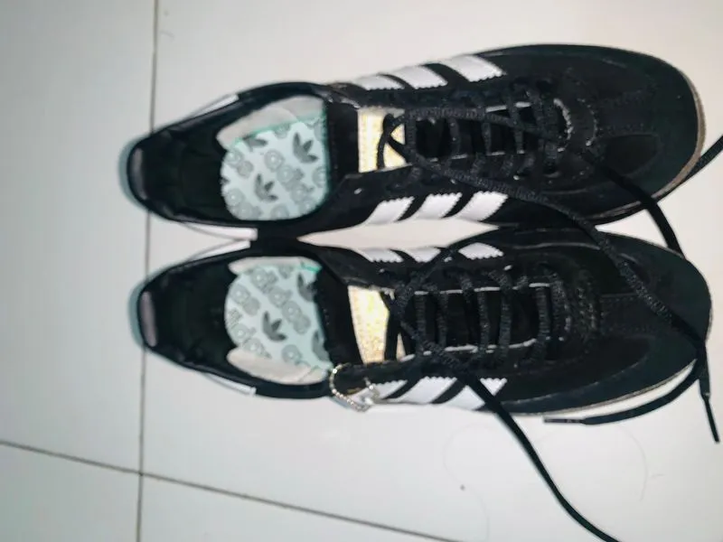 Adidas hadball spezial black gum suede photo 1