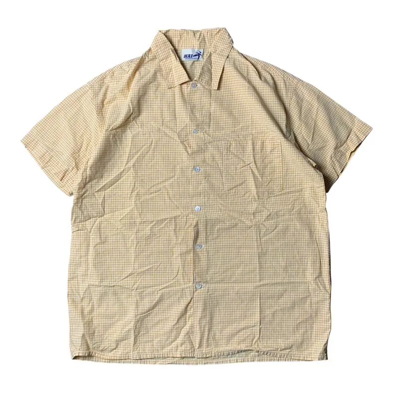 1990s Hai Sporting Gear Gingham Plaid Shirt photo 1