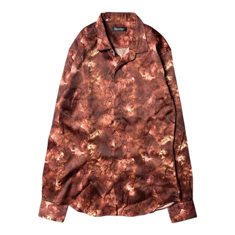 2000s Tornado Mart Snake Skin Python Shirt photo 1