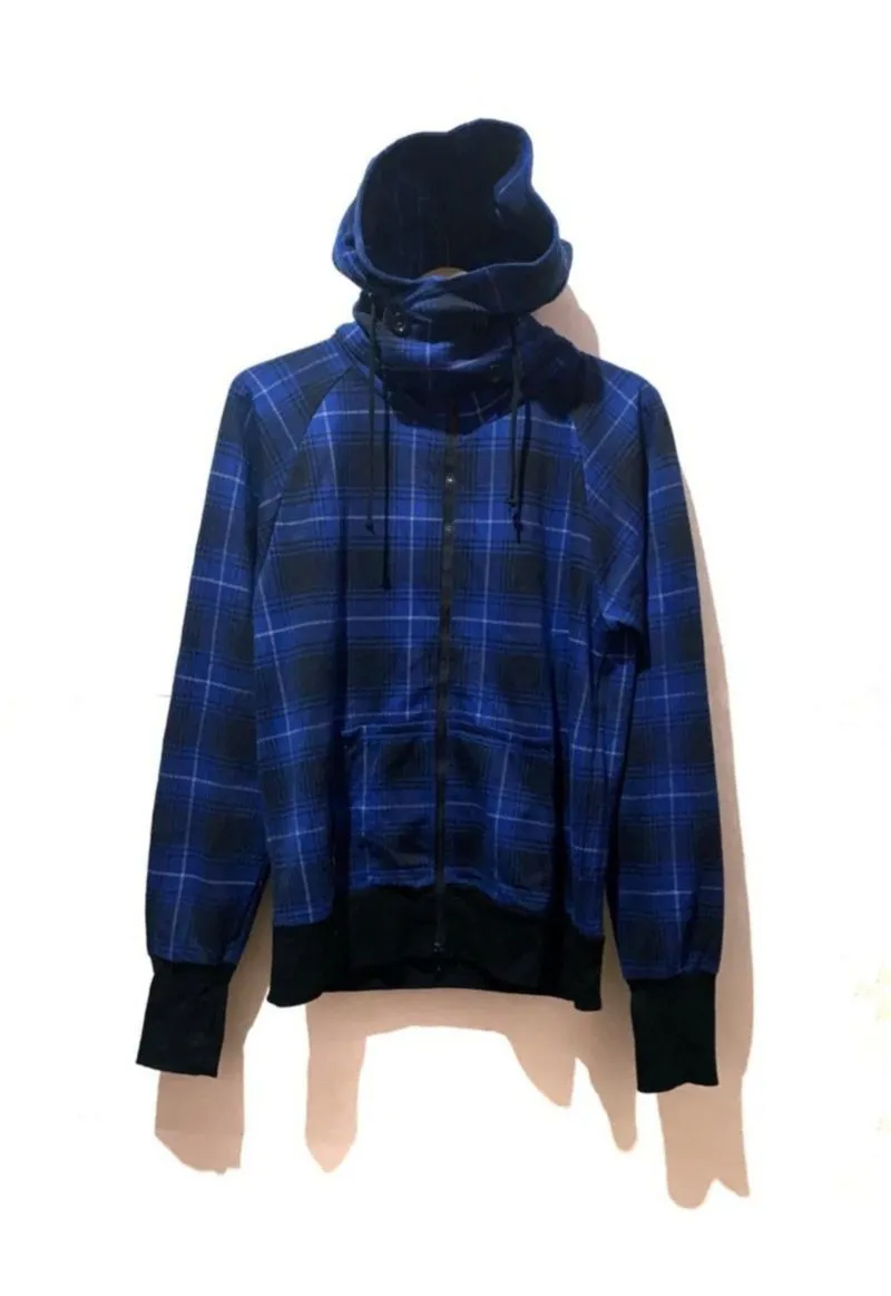 Japanese Jungle Strom Tartan Hoodie with mask photo 1