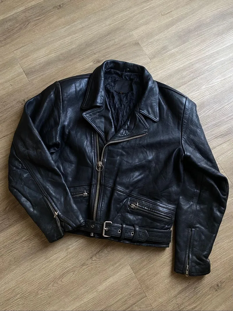 “ECHTES LEDER” VINTAGE RAMONES LEATHER JACKET photo 1
