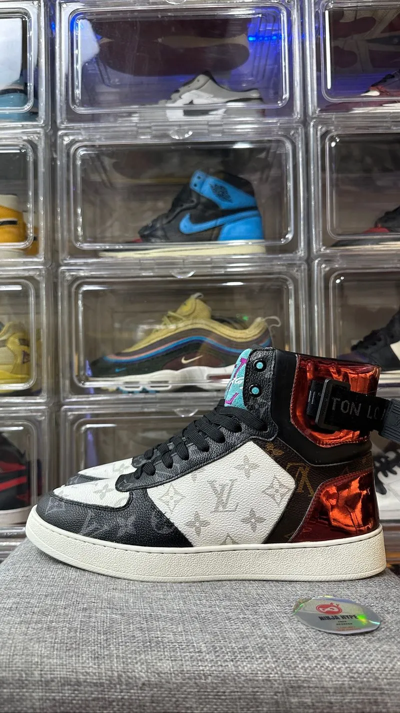 LOUIS VUITTON RIVOLI LEATHER HIGH TRAINERS , LOUIS VUITTON S photo 1