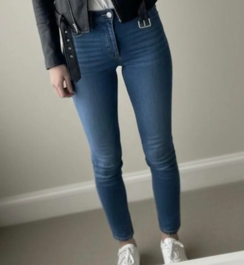 Long pants jeans celana panjang denim pencil press body photo 1