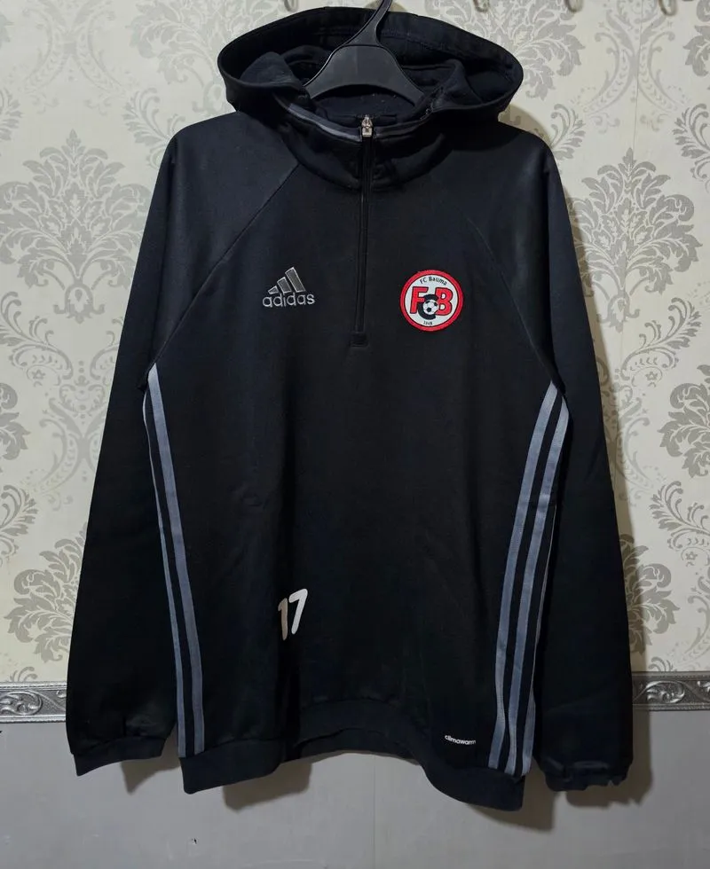 Hoodie Half Zipper Adidas  photo 1