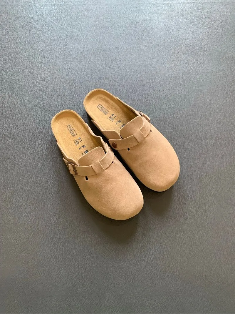 Sendal Birkenstock Boston Taupe photo 1