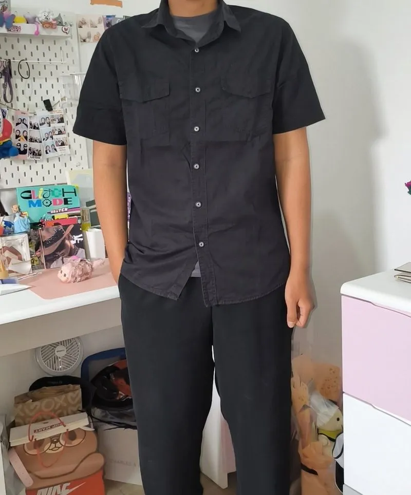Kemeja Beverly, Workshirt, Boxy Shirt photo 1