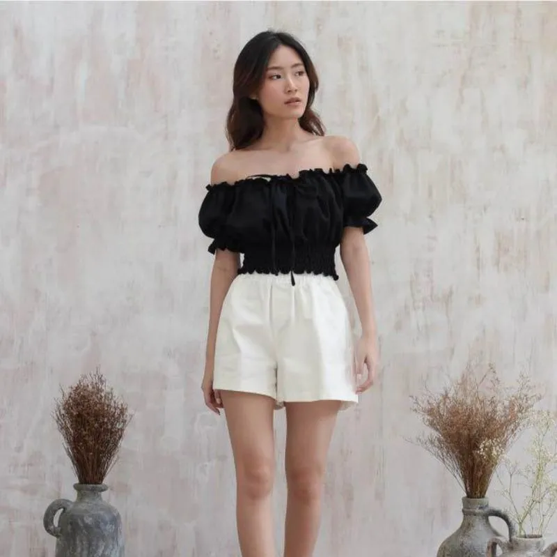 Casual Blouse Wanita black photo 1
