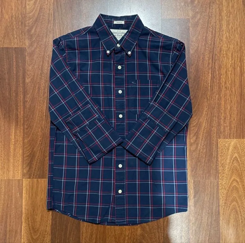 Abercrombie & Fitch Deep Navy Shirt photo 1