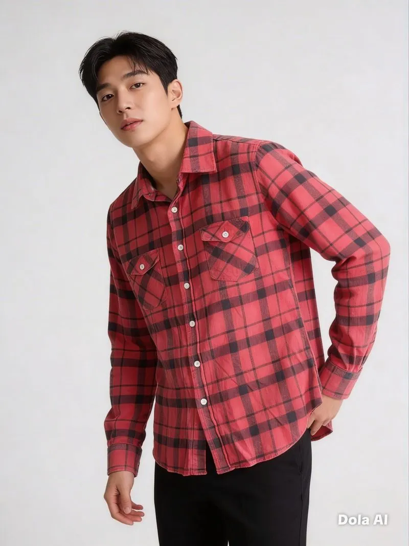 Kemeja flanel photo 1