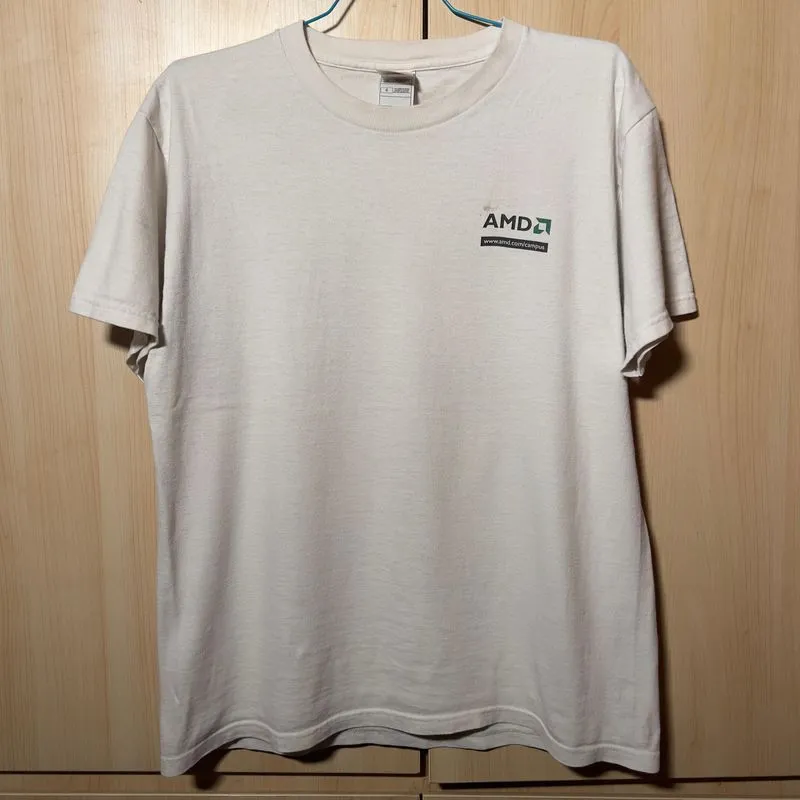 Vintage AMD Computer Video Game Promo Tee Shirt Y2K 90's photo 1
