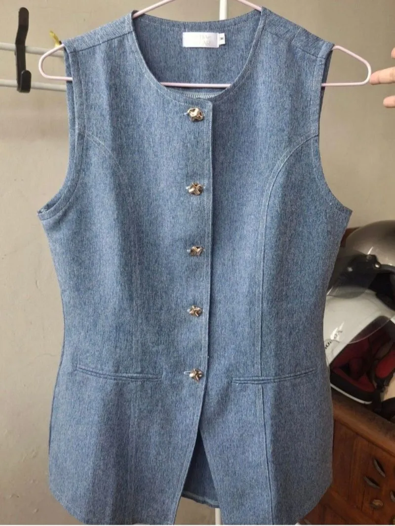 Denim Jeans Vest photo 1
