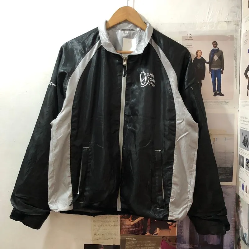 Vintage Sportswear Track jacket Pria black gray photo 1