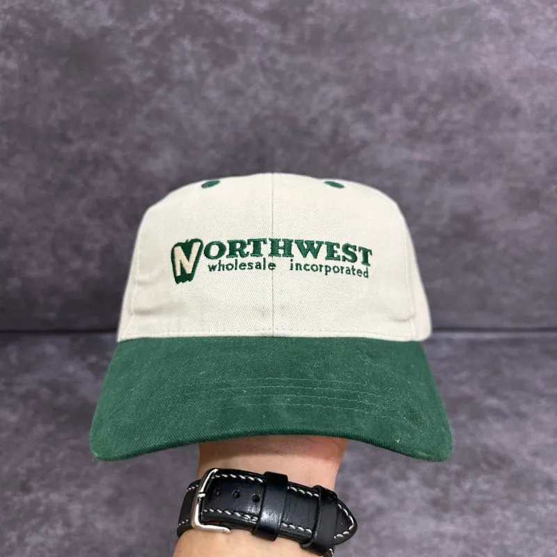 Streetwear Y2K Hat Pria green khaki photo 1