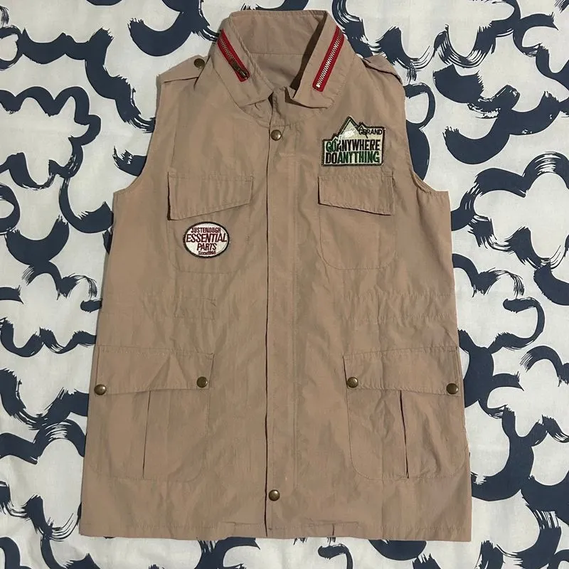 Brown Vest Rompi Camping Casual Wanita photo 1