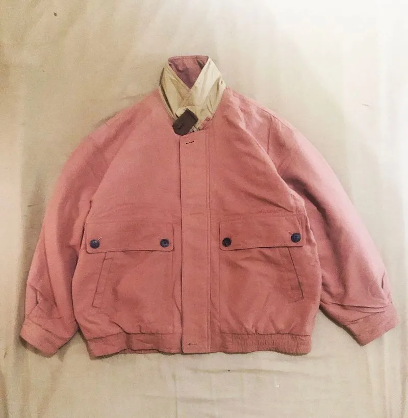 Crocodile Suede Harrington Boxy Vintage Jacket photo 1