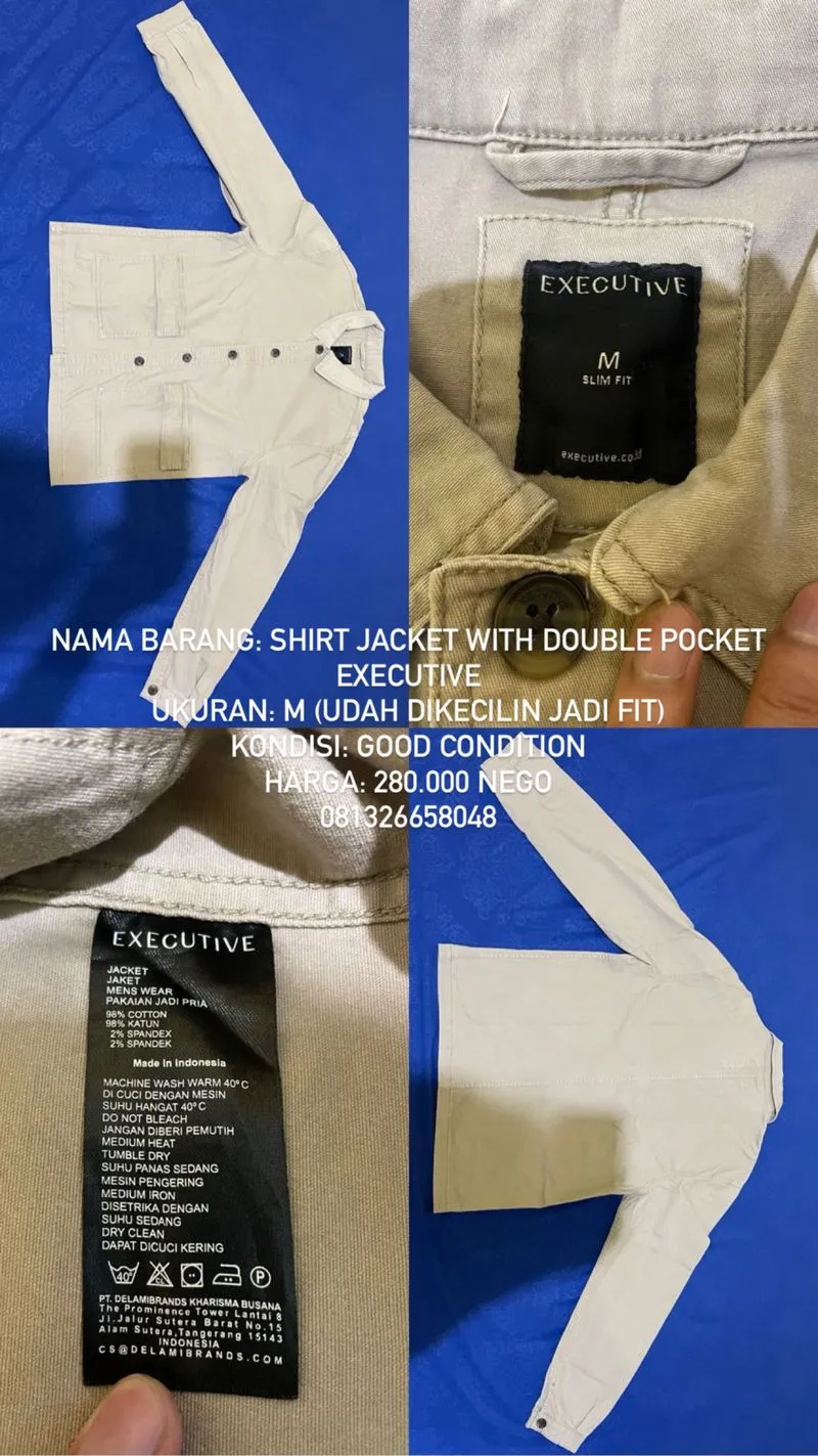 Shirt Jacket with Double Pocket Executive photo 1