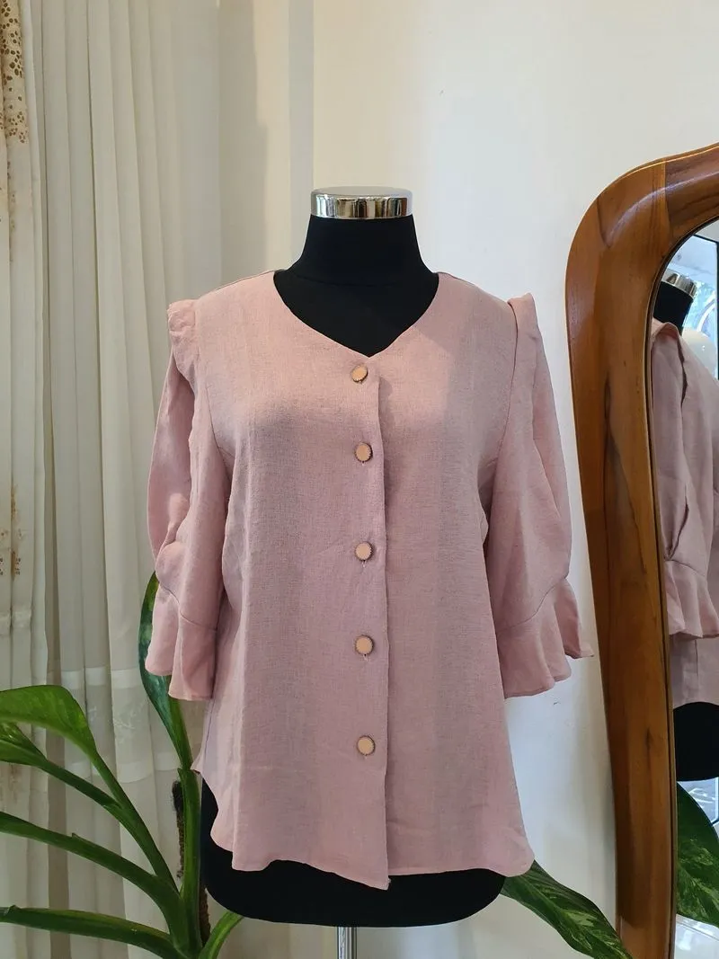 BLOUSE KATUN PINK photo 1