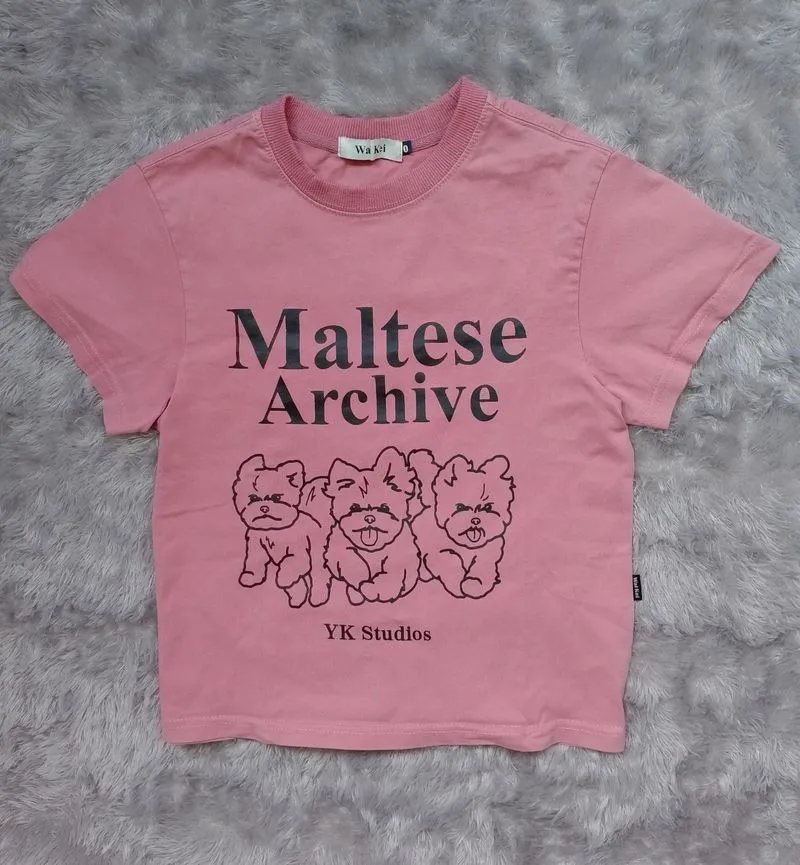 Tshirt Wai Kei Maltese Archive Babytee Crop photo 1