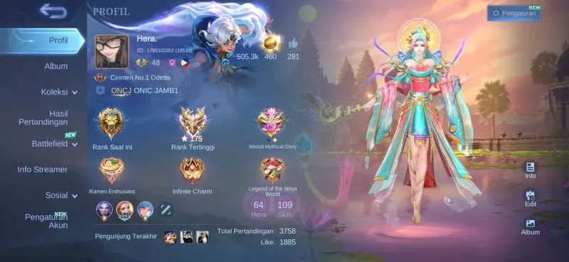 Akun Mobile Legend photo 1