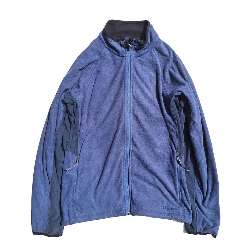LL Bean Fleece Jacket Blue Authentic - Medium photo 1
