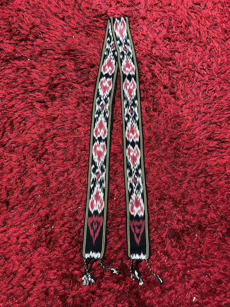 syal tenun ikat kepala photo 1