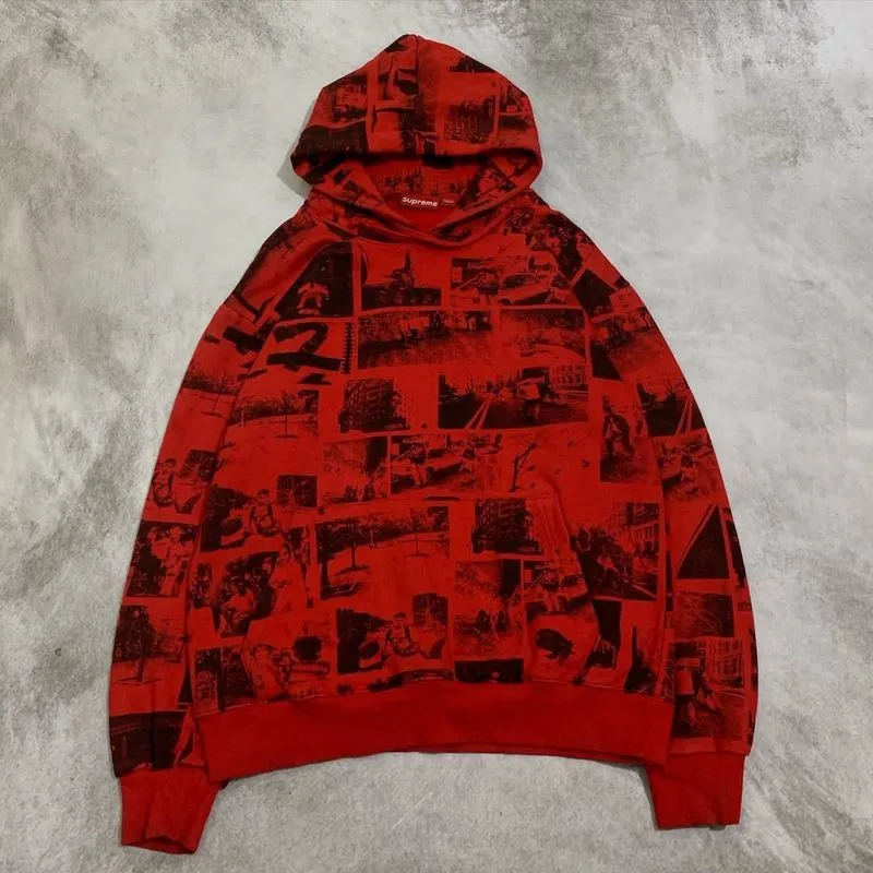 Hoodie Supreme x Ari marcopaulos montage photo 1