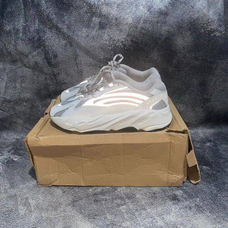 Adida* yeezy 700 white reflective  photo 1