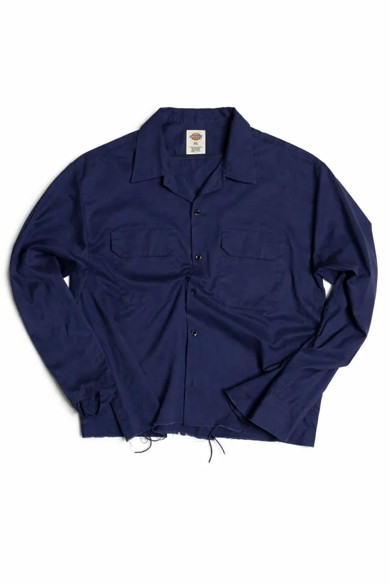 Kemeja Dickies Navy, Kemeja Boxy, Vintage, Y2K photo 1