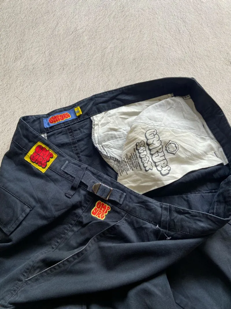 Vtg skater empyre cargo black photo 1