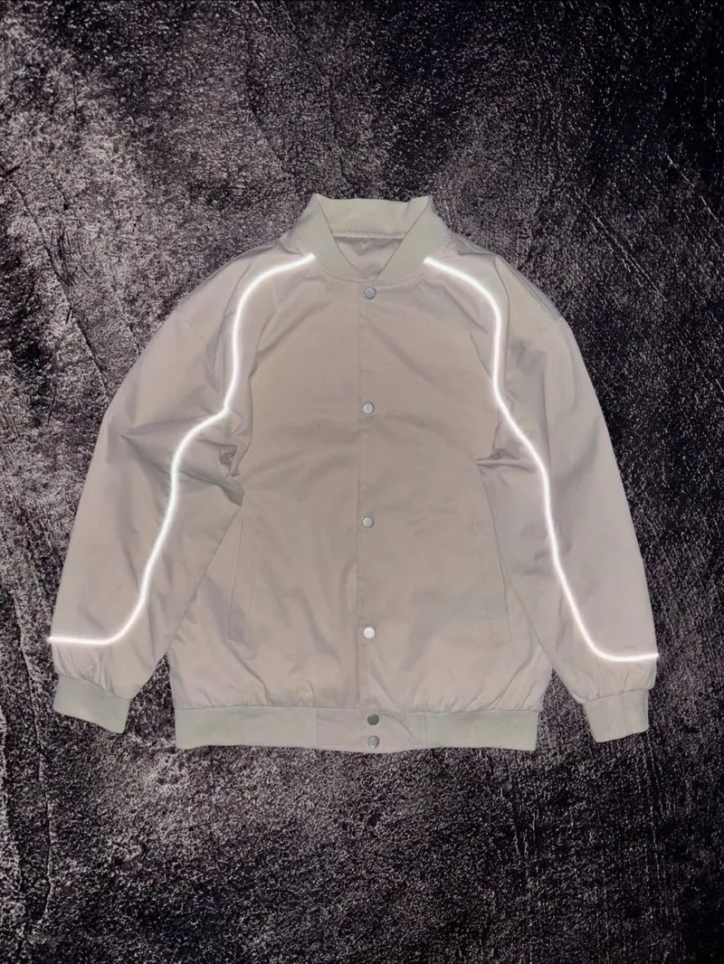 Reflectif button bomber jacket unknown brand photo 1
