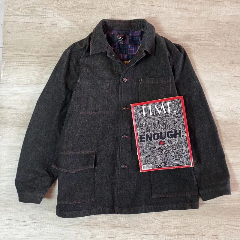 T&U Chore Jacket Denim Gray Original photo 1