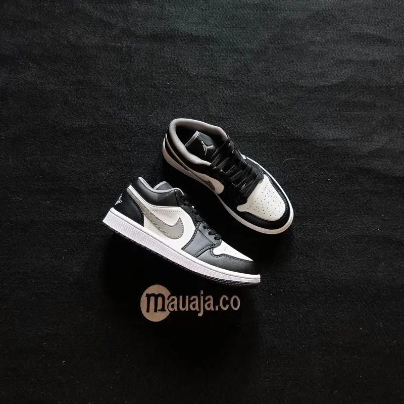 Nike Air Jordan 1 Low Black White Grey photo 1