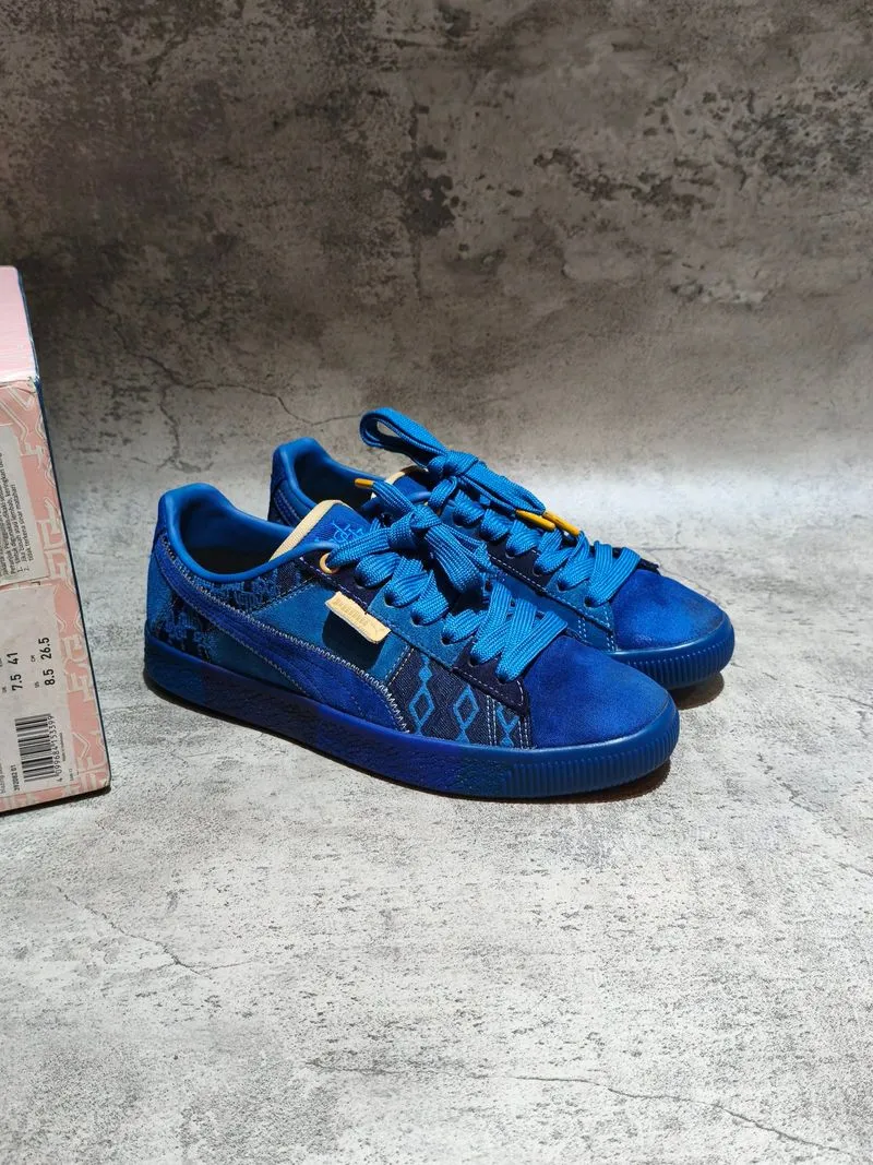 Sepatu PUMA Clyde Pre-Game Runway X Dapper Dan 100% Original photo 1
