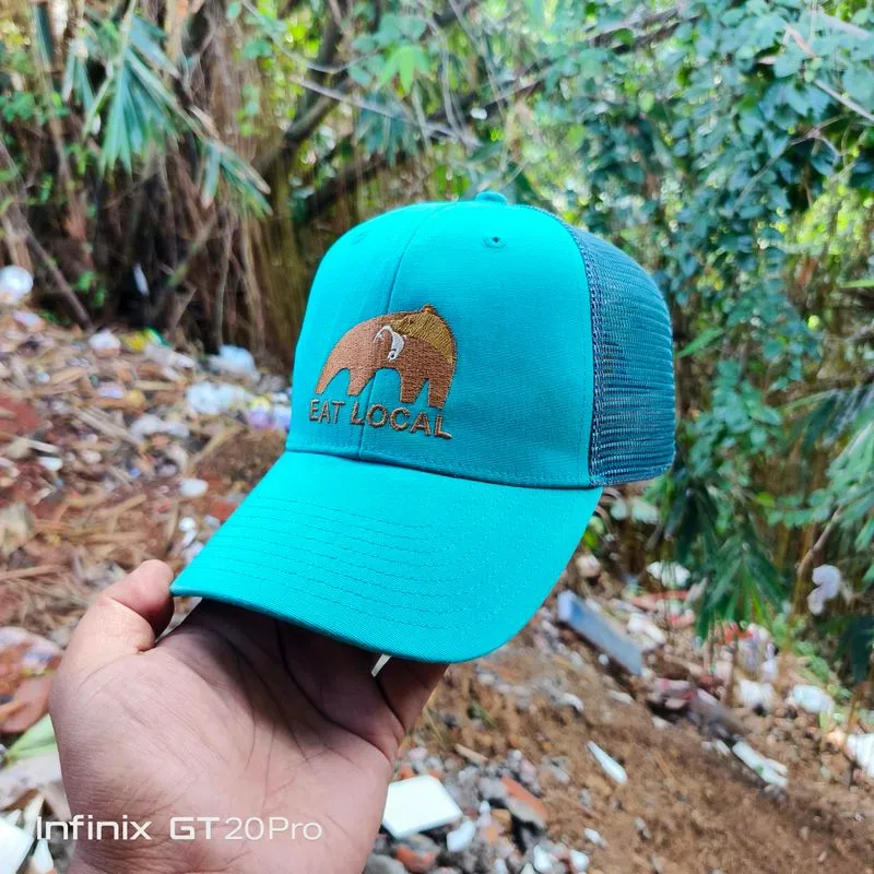 TOPI PATAGONIA EAT LOCAL LOPRO BEAR FISH ORIGINAL photo 1