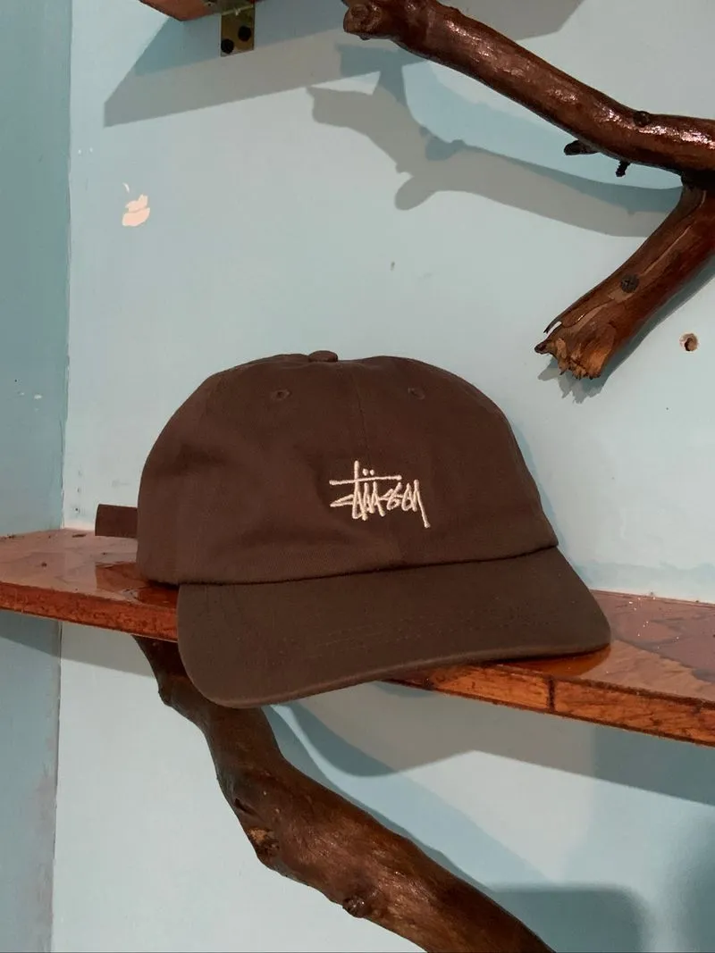Stussy Brown Basic Low Pro Cap  photo 1