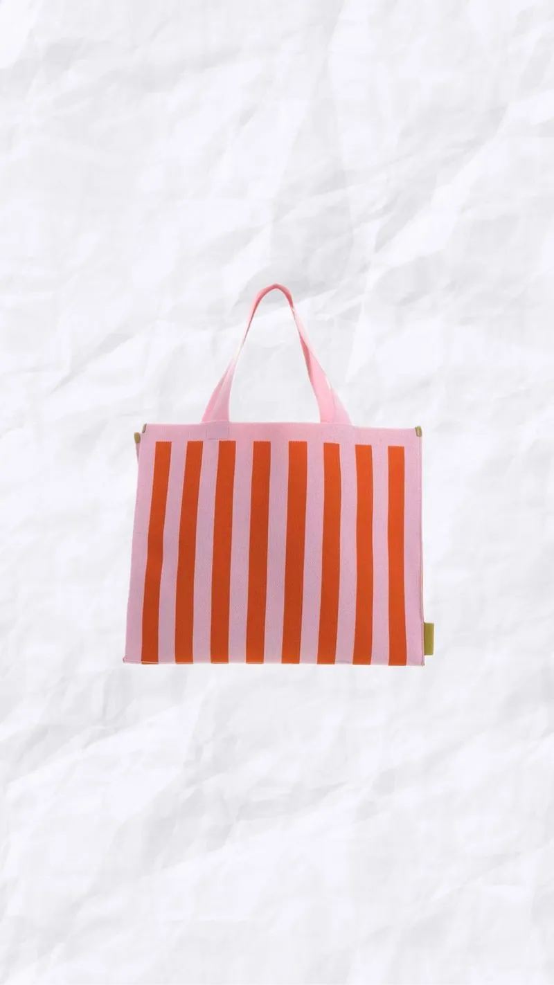 THE STICKY SIS CLUB - Knitted Stripes Bag photo 1