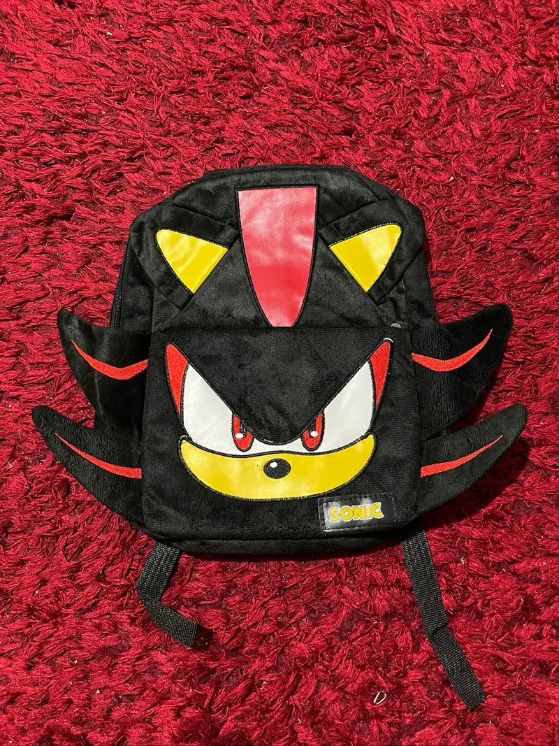 y2k backpack sonic black photo 1