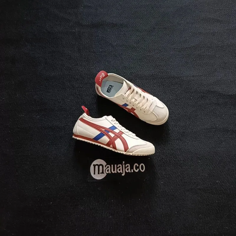 Onitsuka Tiger Mexico 66 Beige Blue Red Burgundy photo 1